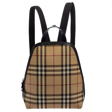 burberry canvas backpack|burberry vintage check backpack.